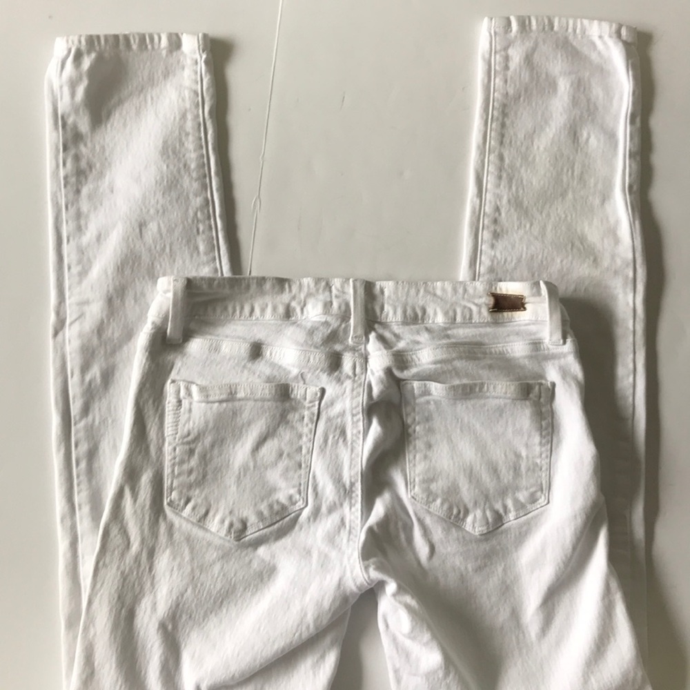 Paige Skyline White Jeans Skinny Ankle Jeans Optic White 27 - Picture 5 of 7